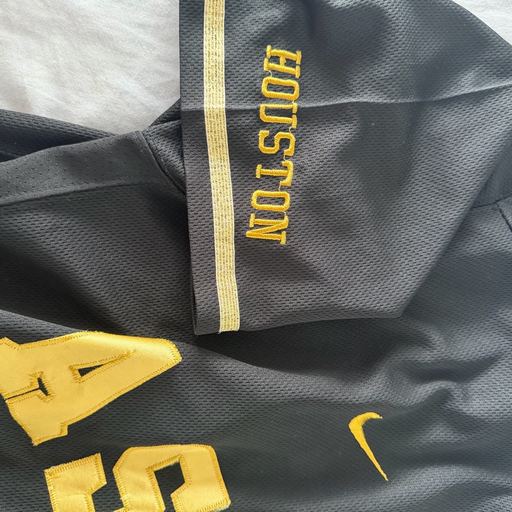 Nike Black and Gold Astros Jersey - Picture 3 of 6